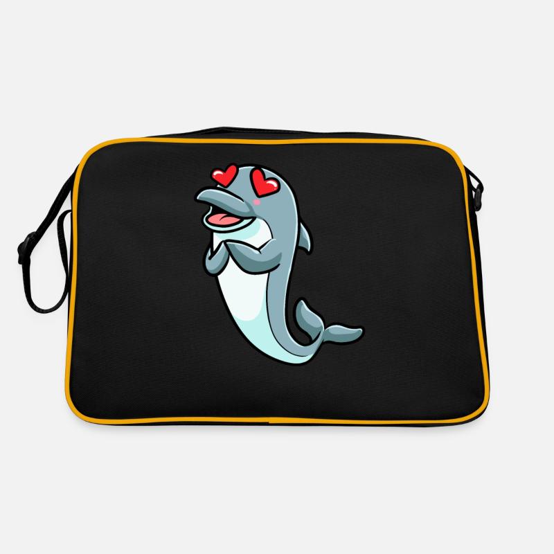 Émoticône de dauphin Sac Retro