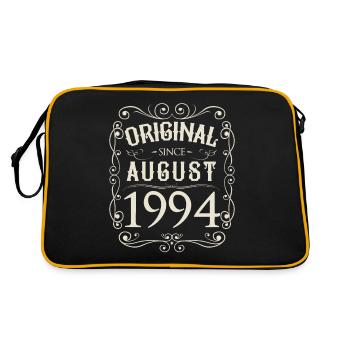 Vintage - Original depuis l'anniversaire d'août 1994 - Sac Retro - noir/or - Dos