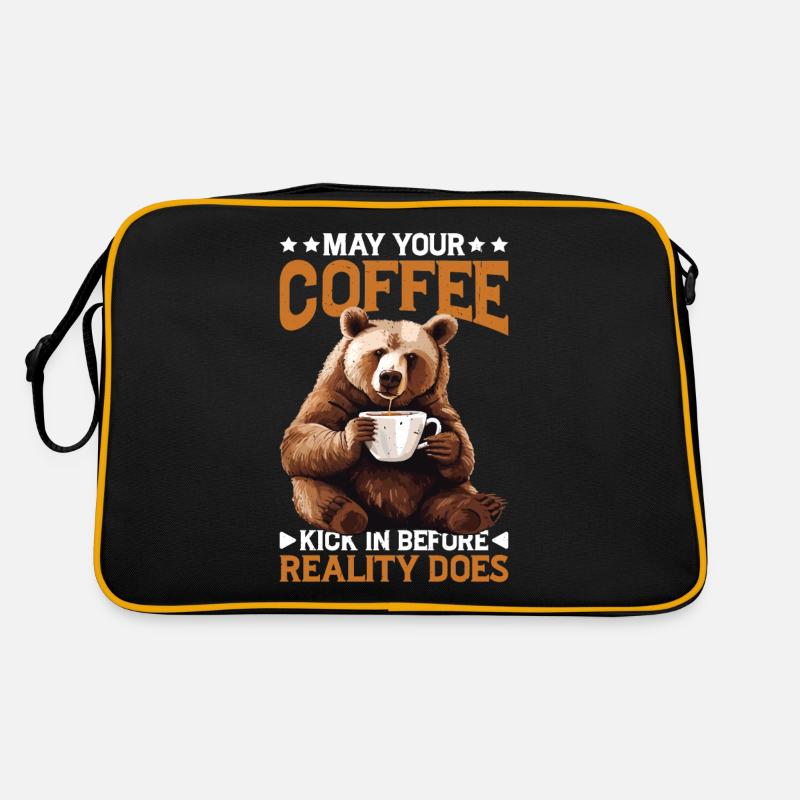 May Your Coffee Kick In Before Reality Does 70 Retro Bag