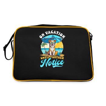 Summer Vacation On Vacation Until Further Notice - Retro Bag - black/gold - Back
