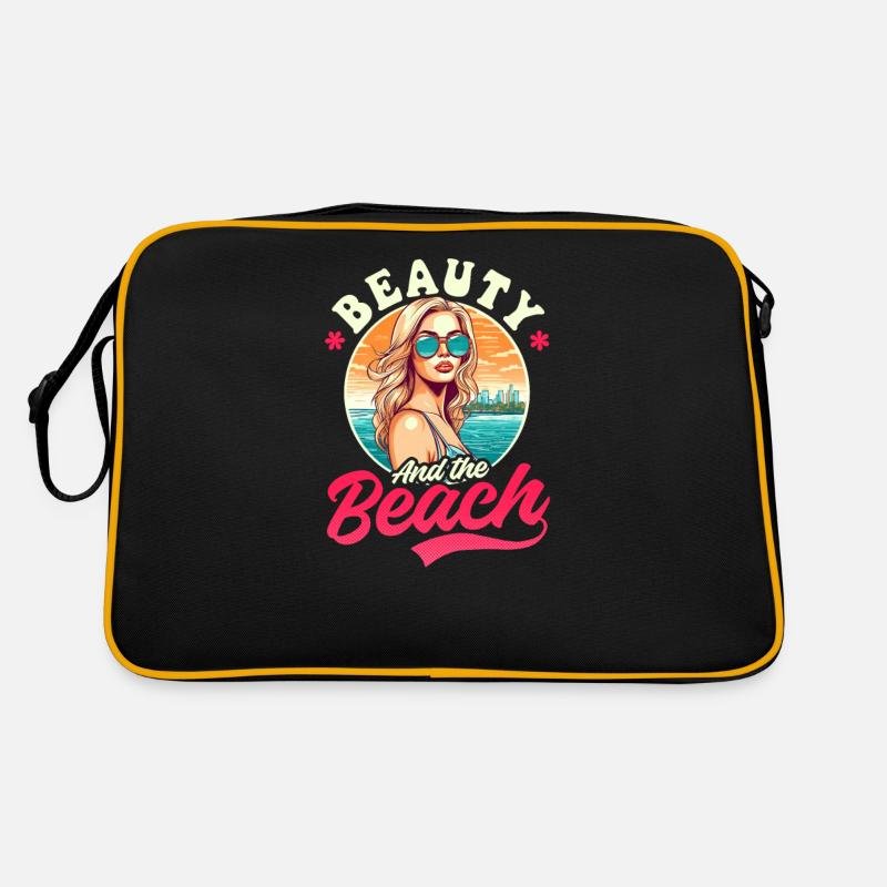 Vacances d’été Beauté Et Plage Sac Retro