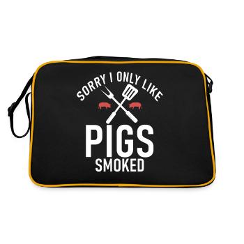 Grillades Barbecue Grillades - Sac Retro - noir/or - Dos