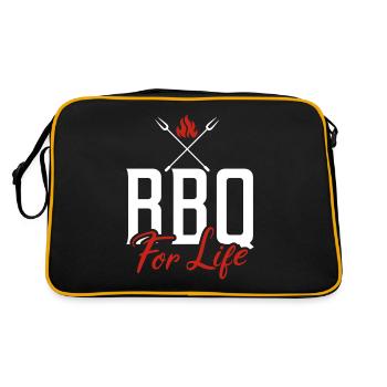 Grillades Barbecue Grillades - Sac Retro - noir/or - Dos