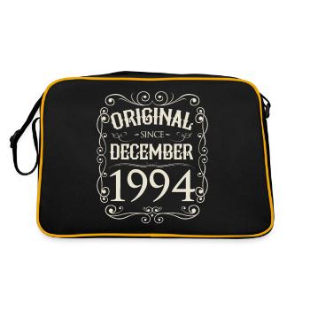 Vintage - Original depuis l'anniversaire de décembre 1994 - Sac Retro - noir/or - Dos