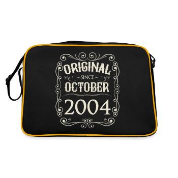 Vintage - Original depuis l'anniversaire d'octobre 2004 - Sac Retro - noir/or - Dos