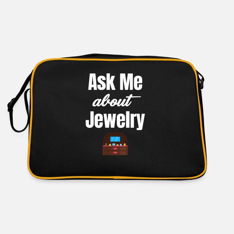 Posez-moi des questions sur les bijoux drôle de bijoutier Sac Retro