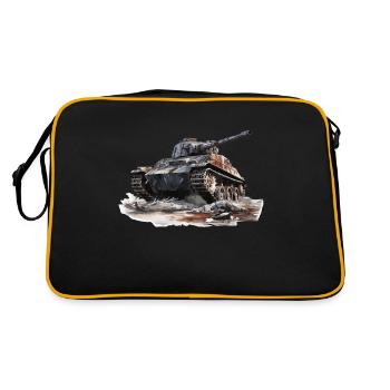 Chars allemands | Véhicules de combat blindés | - Sac Retro - noir/or - Dos