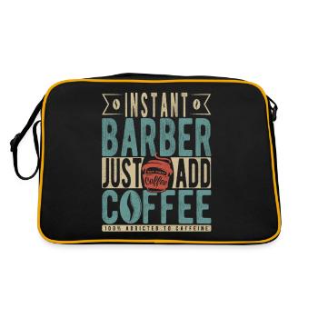 instantané Il suffit d’ajouter du café - Sac Retro - noir/or - Dos