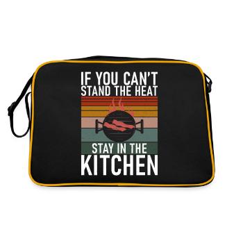 Grillades Barbecue Grillades - Sac Retro - noir/or - Dos
