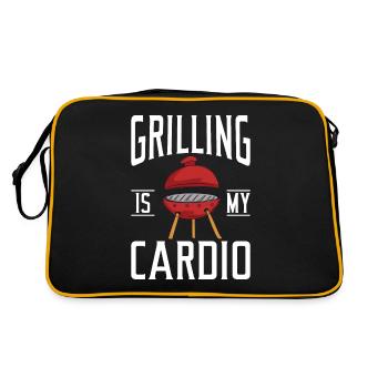 Grillades Barbecue Grillades - Sac Retro - noir/or - Dos