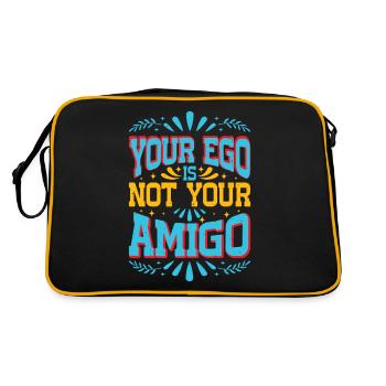 Your Ego Is Not Your Amigo 49 - Retro Bag - black/gold - Back
