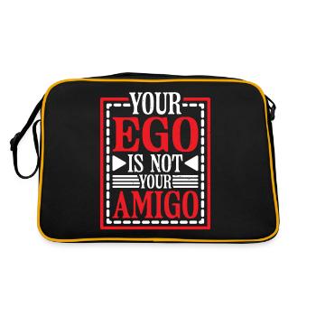Your Ego Is Not Your Amigo 48 - Retro Bag - black/gold - Back