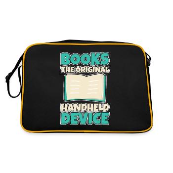 Books The Original Handheld Device 2 - Retro Bag - black/gold - Back