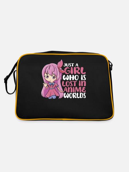 Anime Manga Anime Fille - Sac Retro - noir/or - Dos