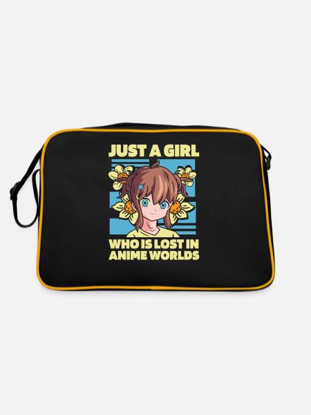 Anime Manga Anime Fille - Sac Retro - noir/or - Dos