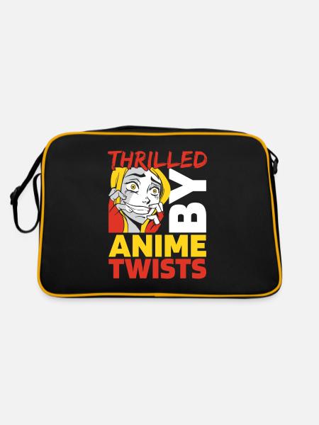 Anime Manga Anime Fille - Sac Retro - noir/or - Dos