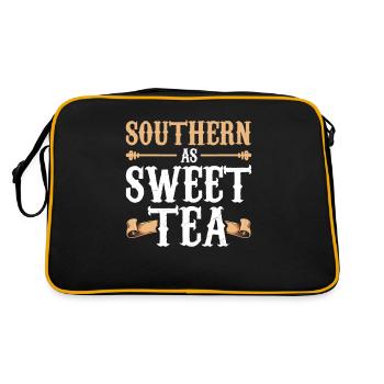 Southern as a sweet tea for Southern Life fans - Retro Bag - black/gold - Back
