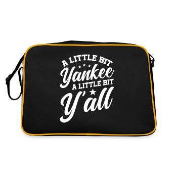 A little bit of Yankee, a little bit of all of you - Retro Bag - black/gold - Back