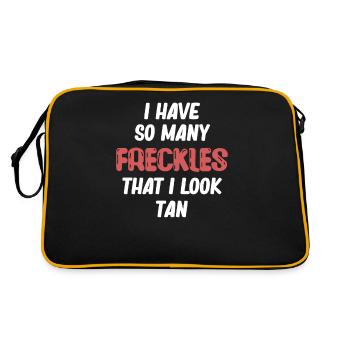 I have so many freckles that I like - Retro Bag - black/gold - Back