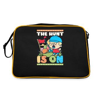 Golf Easter Hunt Is On - Retro Bag - black/gold - Back