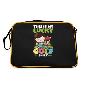 Golf Easter Lucky Golf Outfit - Retro Bag - black/gold - Back