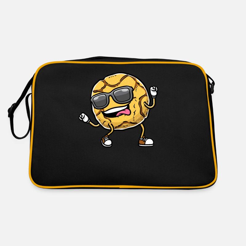 Biscuit au gingembre dansant avec des lunettes de soleil Sac Retro