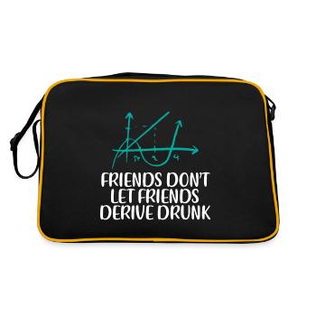 Les amis ne laissent pas leurs amis dériver ivre 4 - Sac Retro - noir/or - Dos