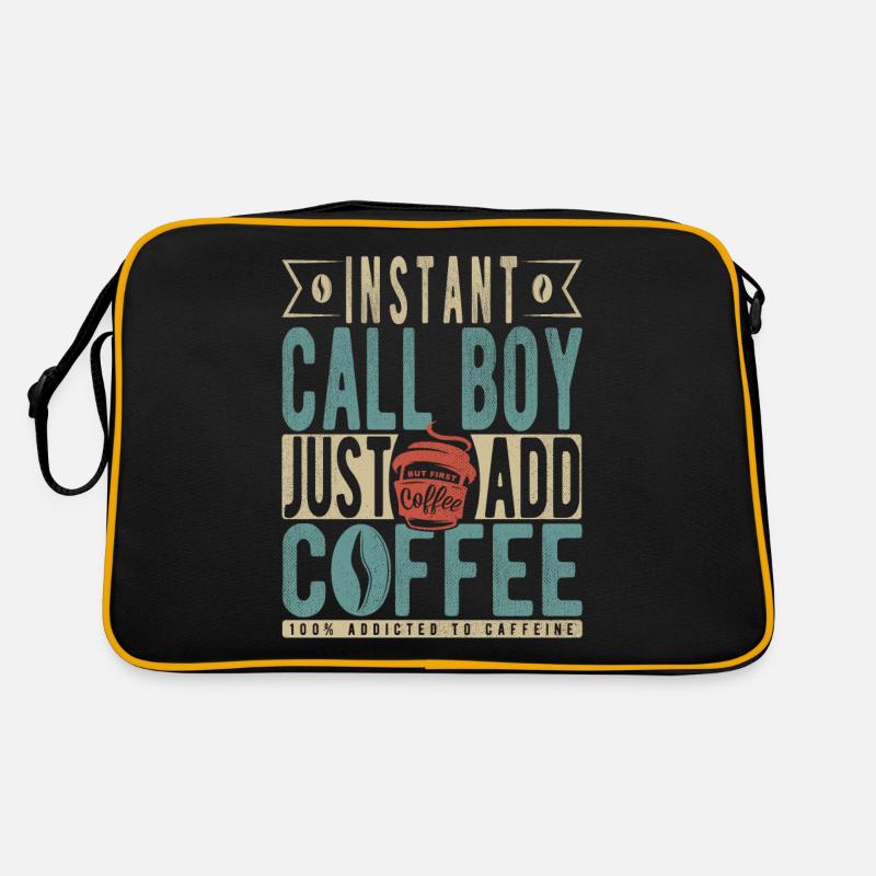 Instant Call Boy Il suffit d’ajouter du café Sac Retro