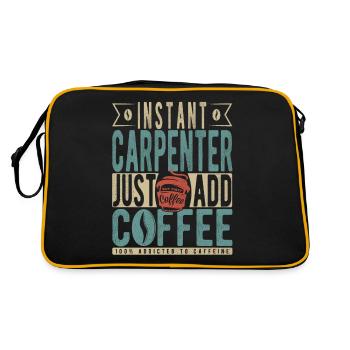 Instant Carpenter Il suffit d’ajouter du café - Sac Retro - noir/or - Dos
