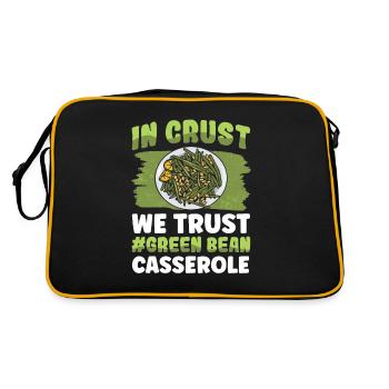 Casserole de Thanksgiving aux haricots verts - Sac Retro - noir/or - Dos