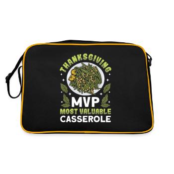 Casserole de Thanksgiving aux haricots verts - Sac Retro - noir/or - Dos
