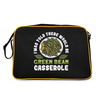 Casserole de Thanksgiving aux haricots verts - Sac Retro - noir/or - Dos