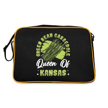 Casserole de Thanksgiving aux haricots verts - Sac Retro - noir/or - Dos