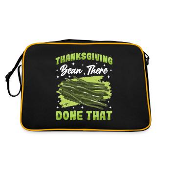 Casserole de Thanksgiving aux haricots verts - Sac Retro - noir/or - Dos