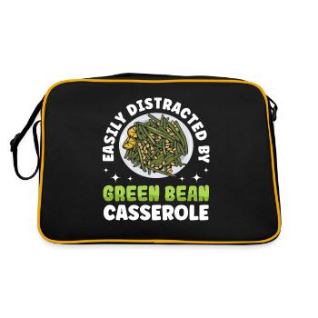 Casserole de Thanksgiving aux haricots verts - Sac Retro - noir/or - Dos