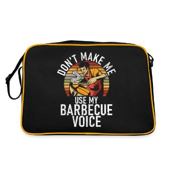 Grillades Barbecue Grillades - Sac Retro - noir/or - Dos