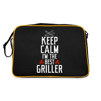 Grillades Barbecue Grillades - Sac Retro - noir/or - Dos