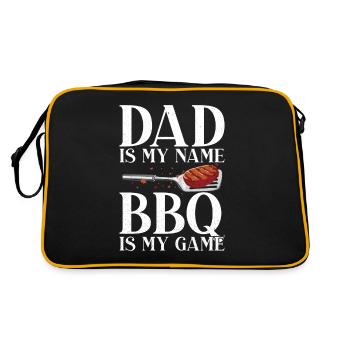 Grillades Barbecue Grillades - Sac Retro - noir/or - Dos
