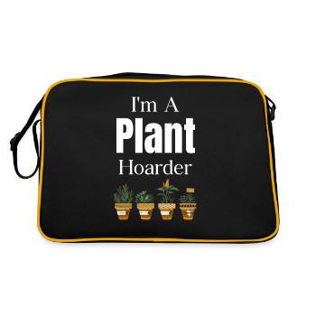 Je suis collectionneur de plantes, jardinier horticole, - Sac Retro - noir/or - Dos