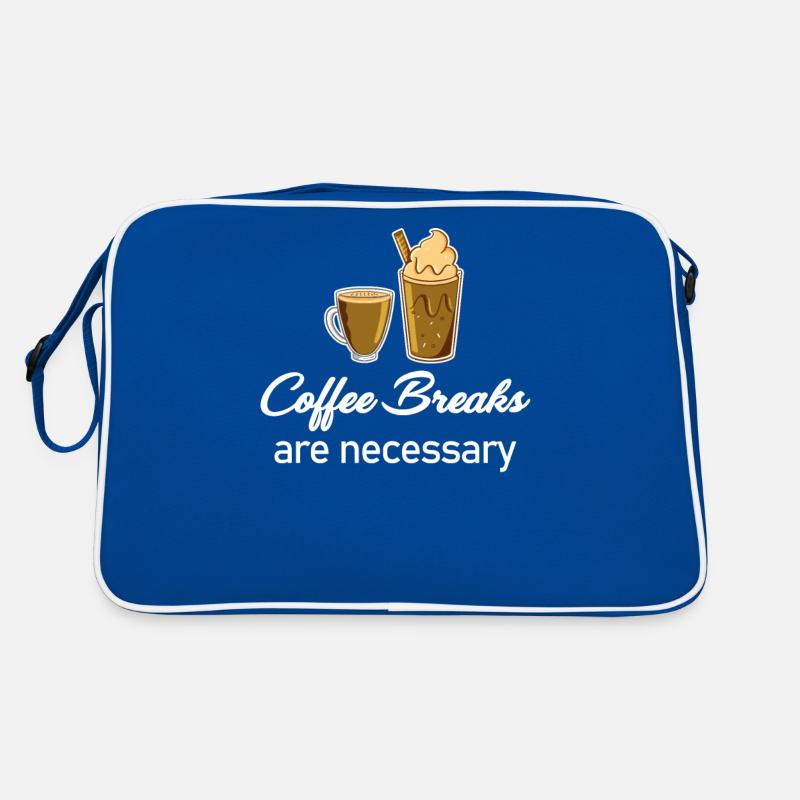 Kaffeepausen Sind Notwendig Cafecito Espresso Retro Tasche