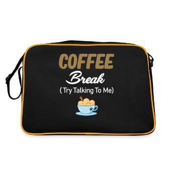 Coffee Break Try In 10 Minutes Espresso - Retro Bag - black/gold - Back