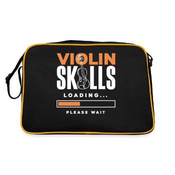 Violon Violon Violoniste Joueur de violon - Sac Retro - noir/or - Dos