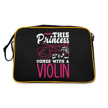 Violon Violon Violoniste Joueur de violon - Sac Retro - noir/or - Dos