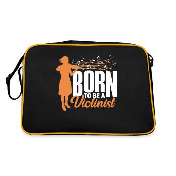 Violon Violon Violoniste Joueur de violon - Sac Retro - noir/or - Dos