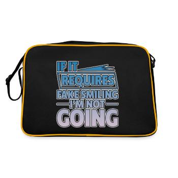 S’il faut faire semblant de sourire, je n’irai pas 2 - Sac Retro - noir/or - Dos