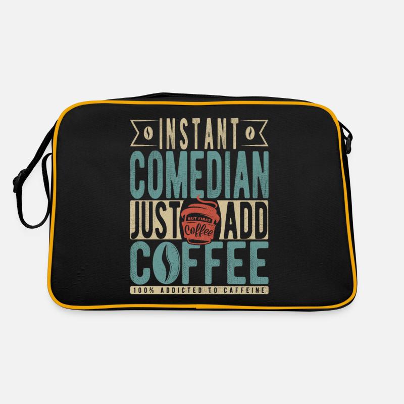 Comédien instantané il suffit d’ajouter du café Sac Retro