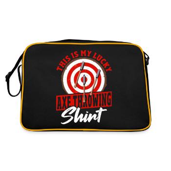 Hache Lanceur de hache Amateur de lanceur de hache - Sac Retro - noir/or - Dos