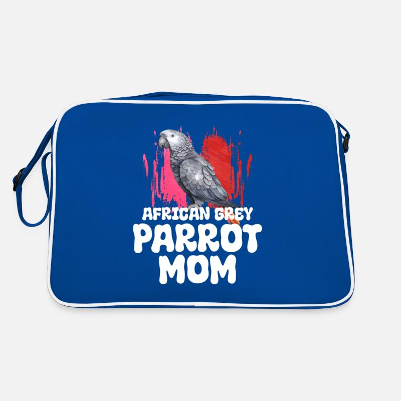 African Grey Parrot Gift Retro Bag