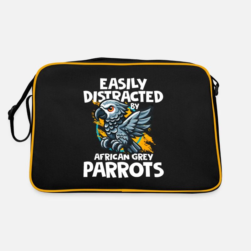African African Grey Parrot Gift Retro Bag