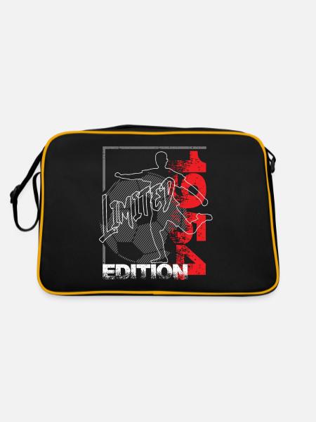 Édition limitée 1954 Édition limitée Football - Sac Retro - noir/or - Dos